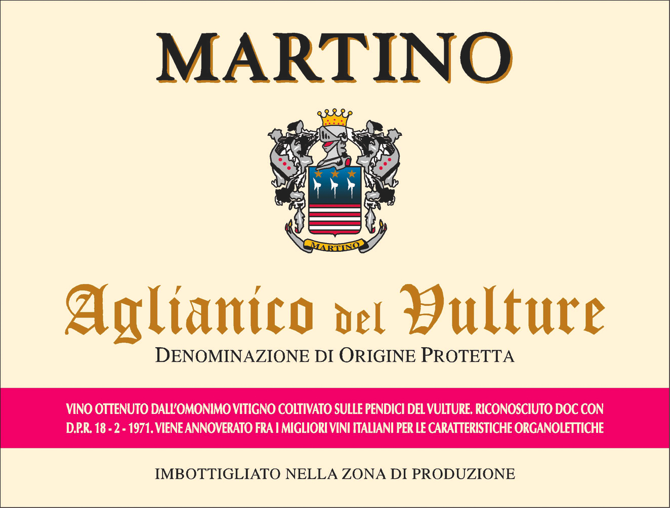 Aglianico del Vulture 2012