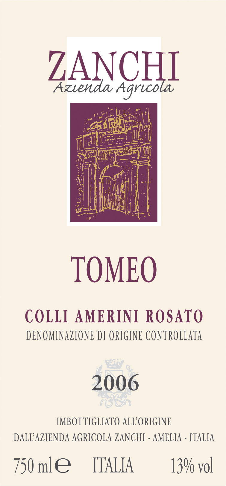 Tomeo Amelia Rosato Doc 2011