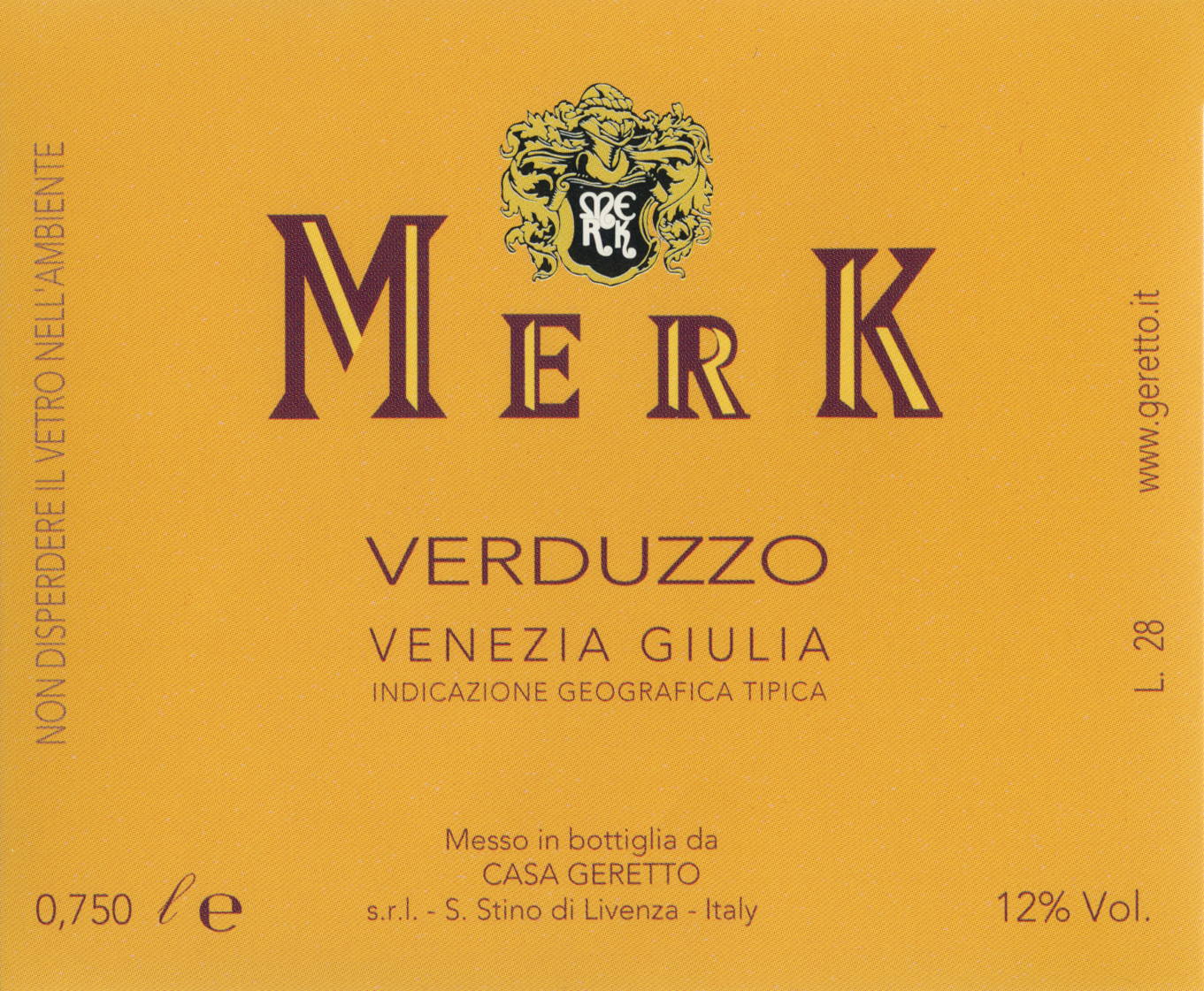 Verduzzo Venezia Giulia Merk sa