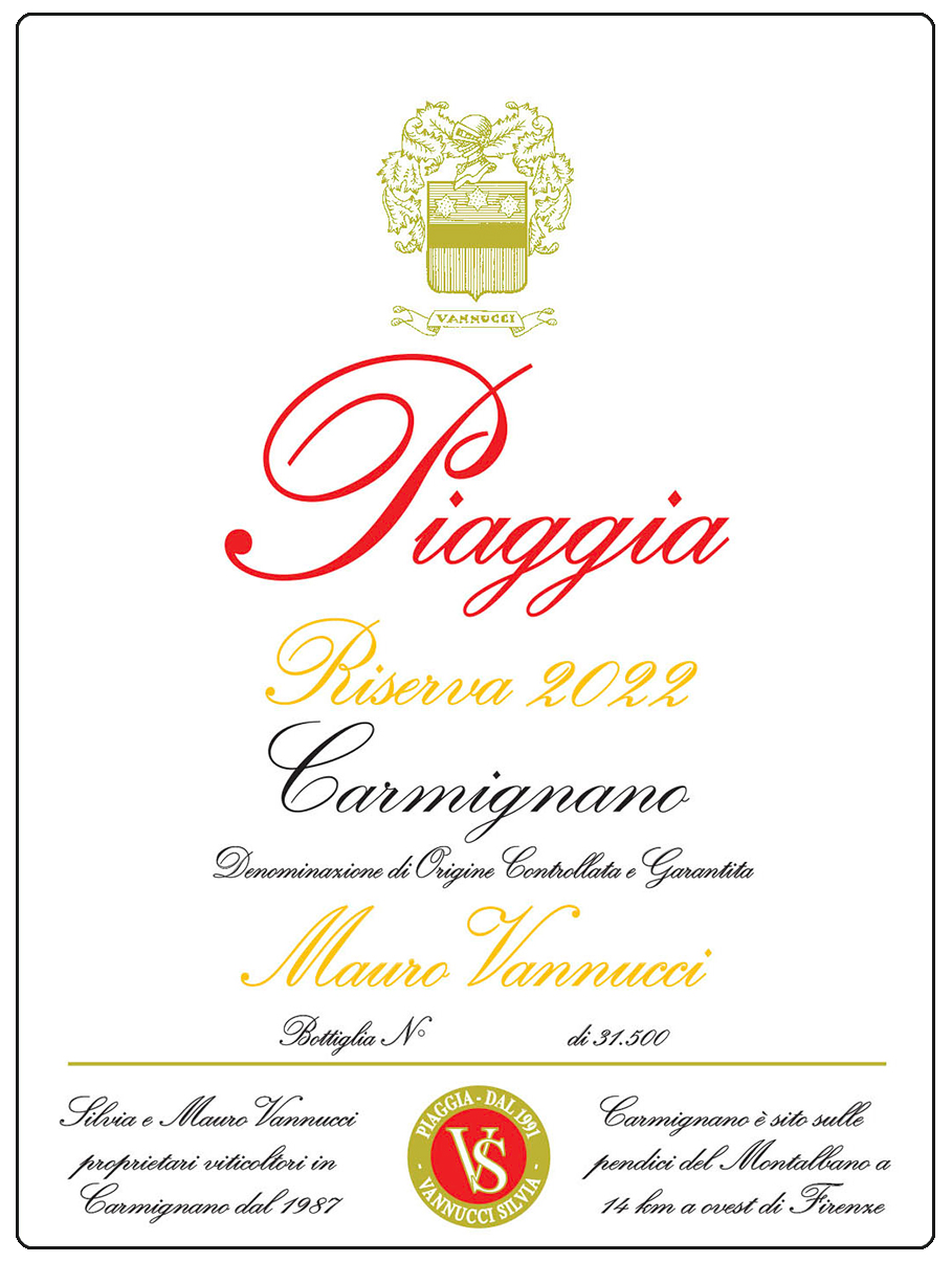 Piaggia Carmignano Riserva Docg 2006