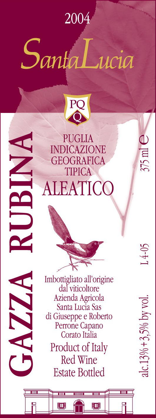 Gazza Rubina 2012