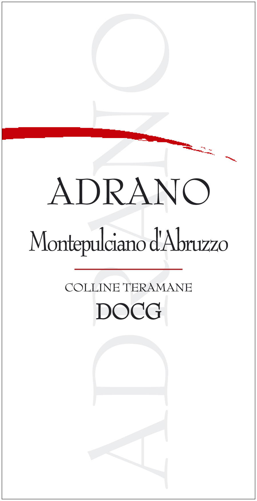 Montepulciano d'Abruzzo Adrano 2008