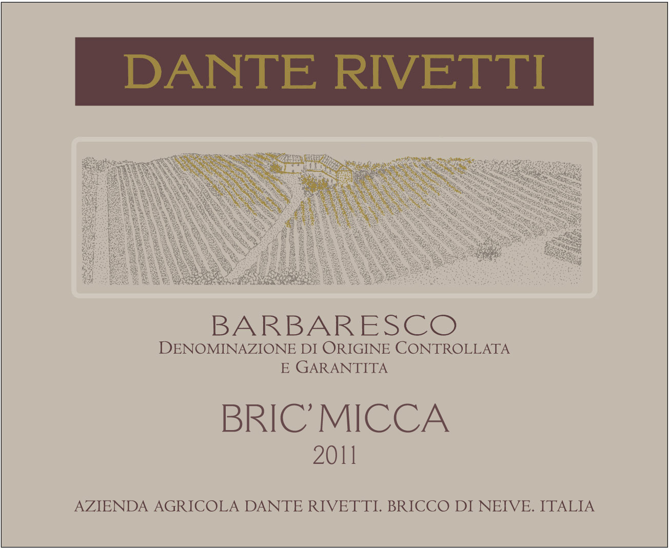 Barbaresco Docg Bric Micca 2007