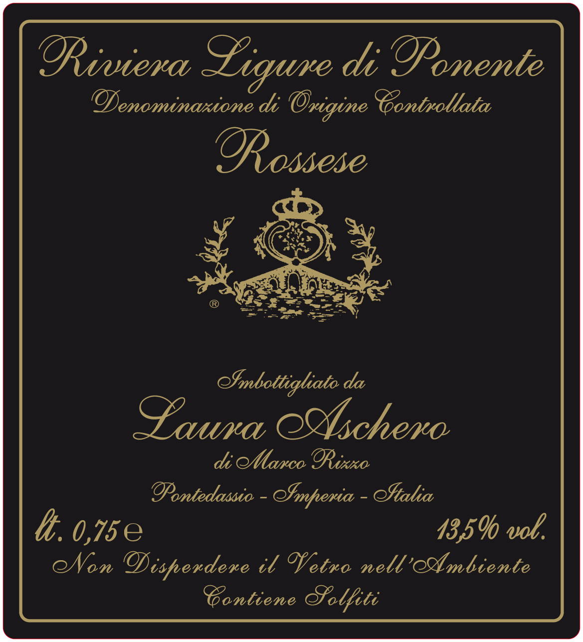 Rossese Doc Riviera Ligure di Ponente 2008