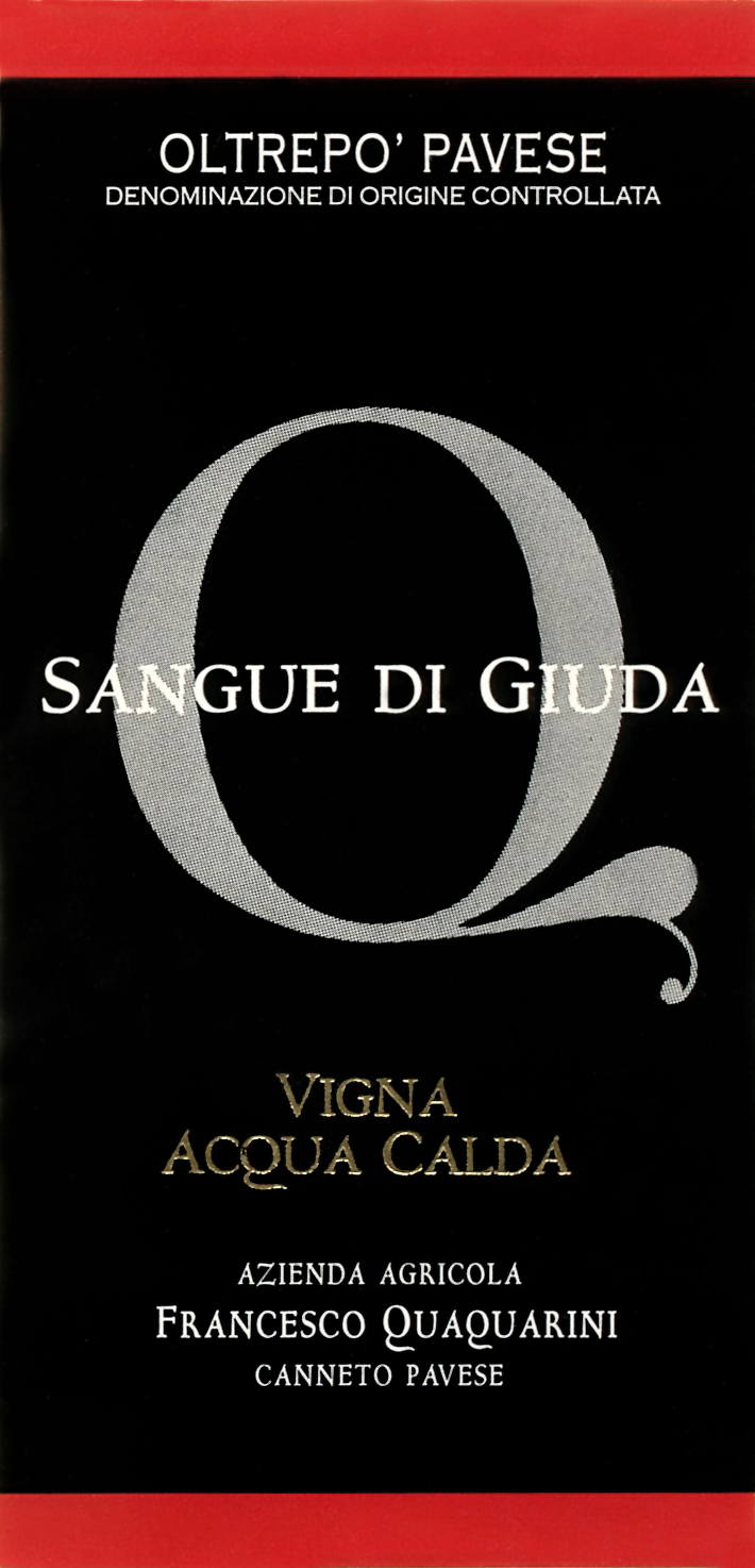 Sangue di Giuda Vigna Acqua Calda 2014