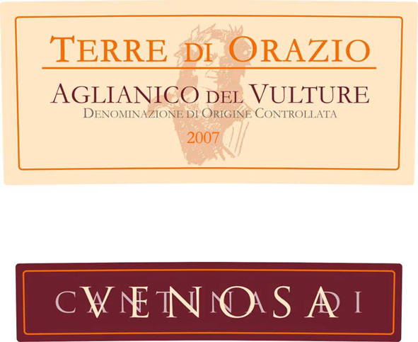 Terre di Orazio Aglianico del Vulture 2007