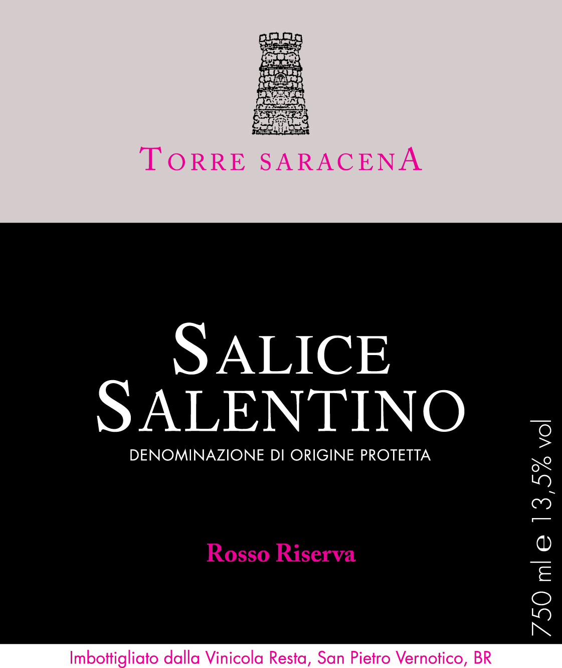 Salice Salentino Rosso Riserva Torre Saracena 2008