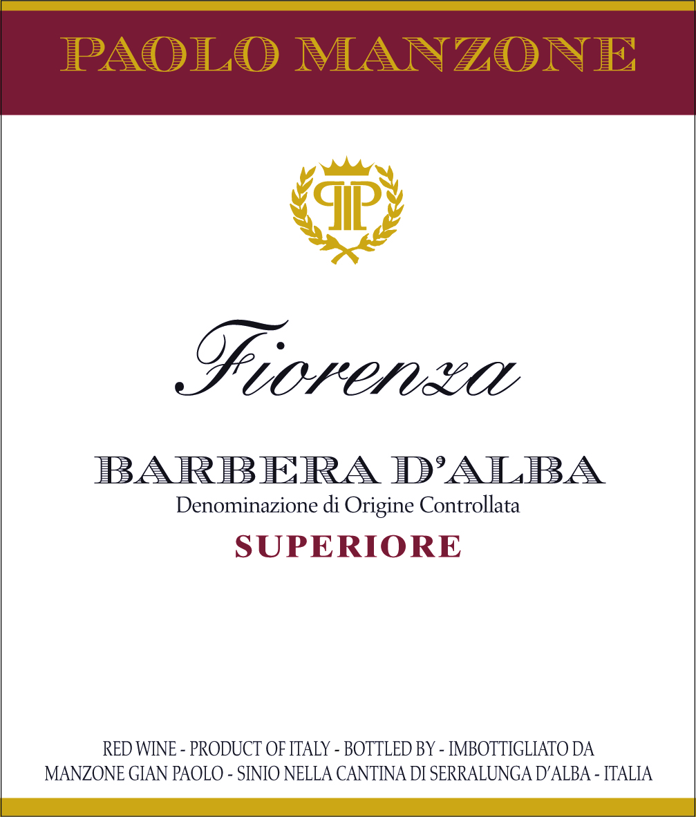 Barbera d'Alba Fiorenza 2014