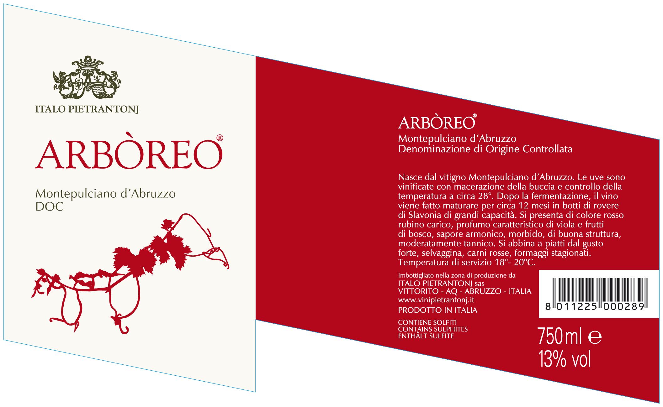 Arboreo Montepulciano d'Abruzzo Doc 2007