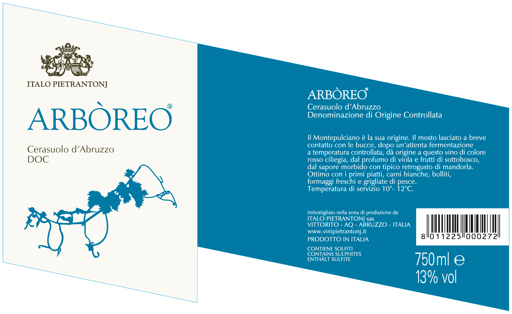 Arboreo Cerasuolo d'Abruzzo Doc 2011