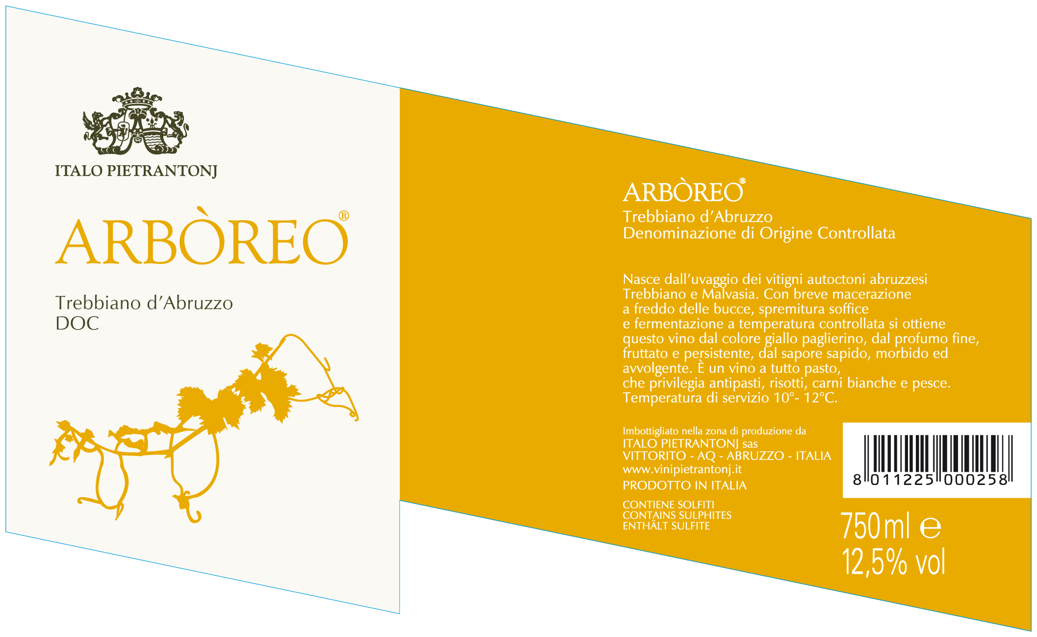 Arboreo Trebbiano d'Abruzzo Doc 2010