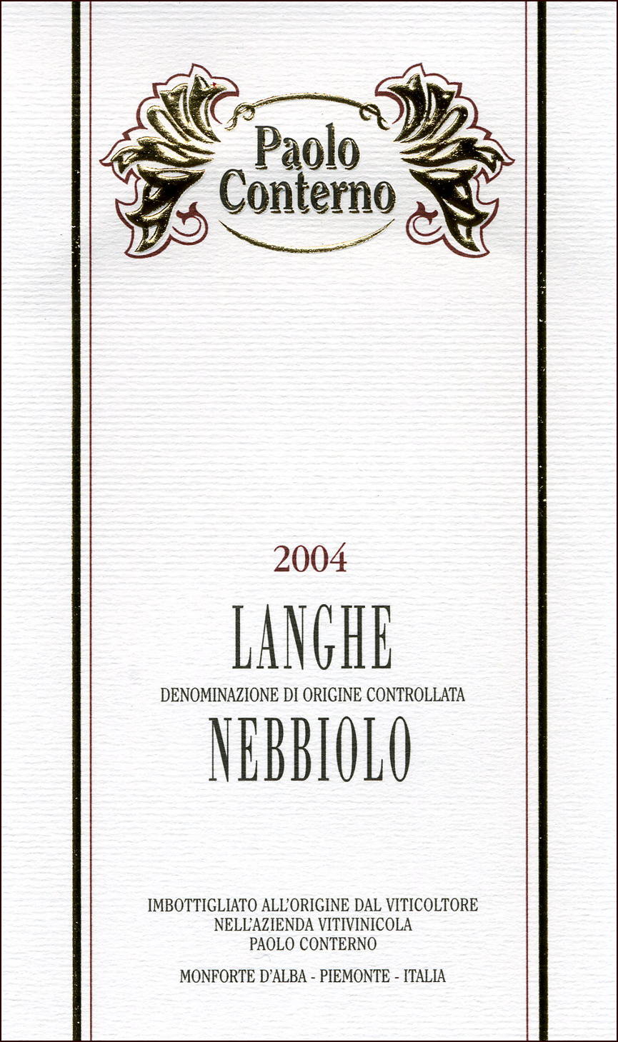 Nebbiolo Langhe A Mont 2007