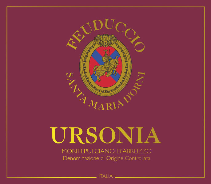 Ursonia Montepulciano d'Abruzzo Doc 2018