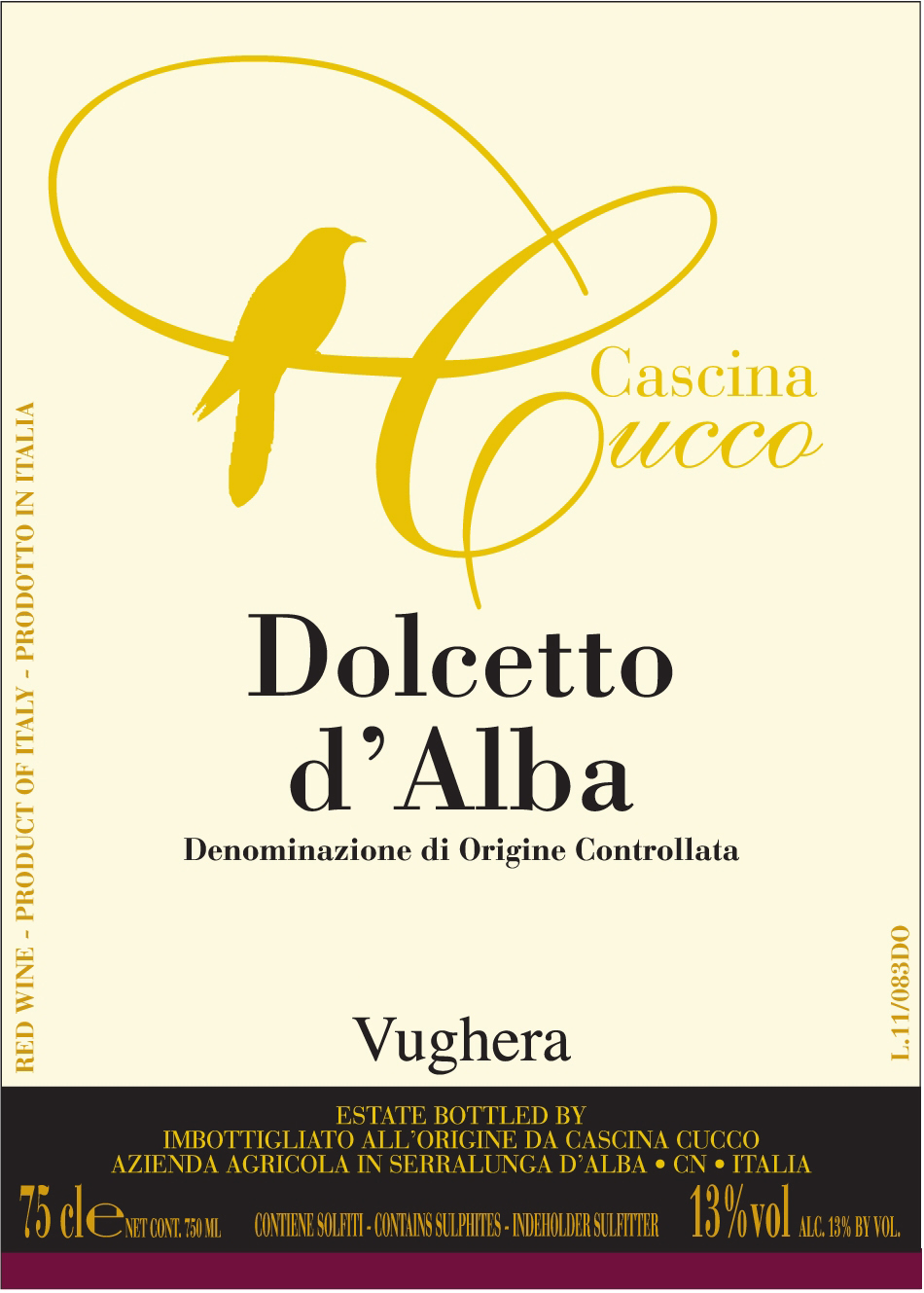 Dolcetto d'Alba Vughera 2009