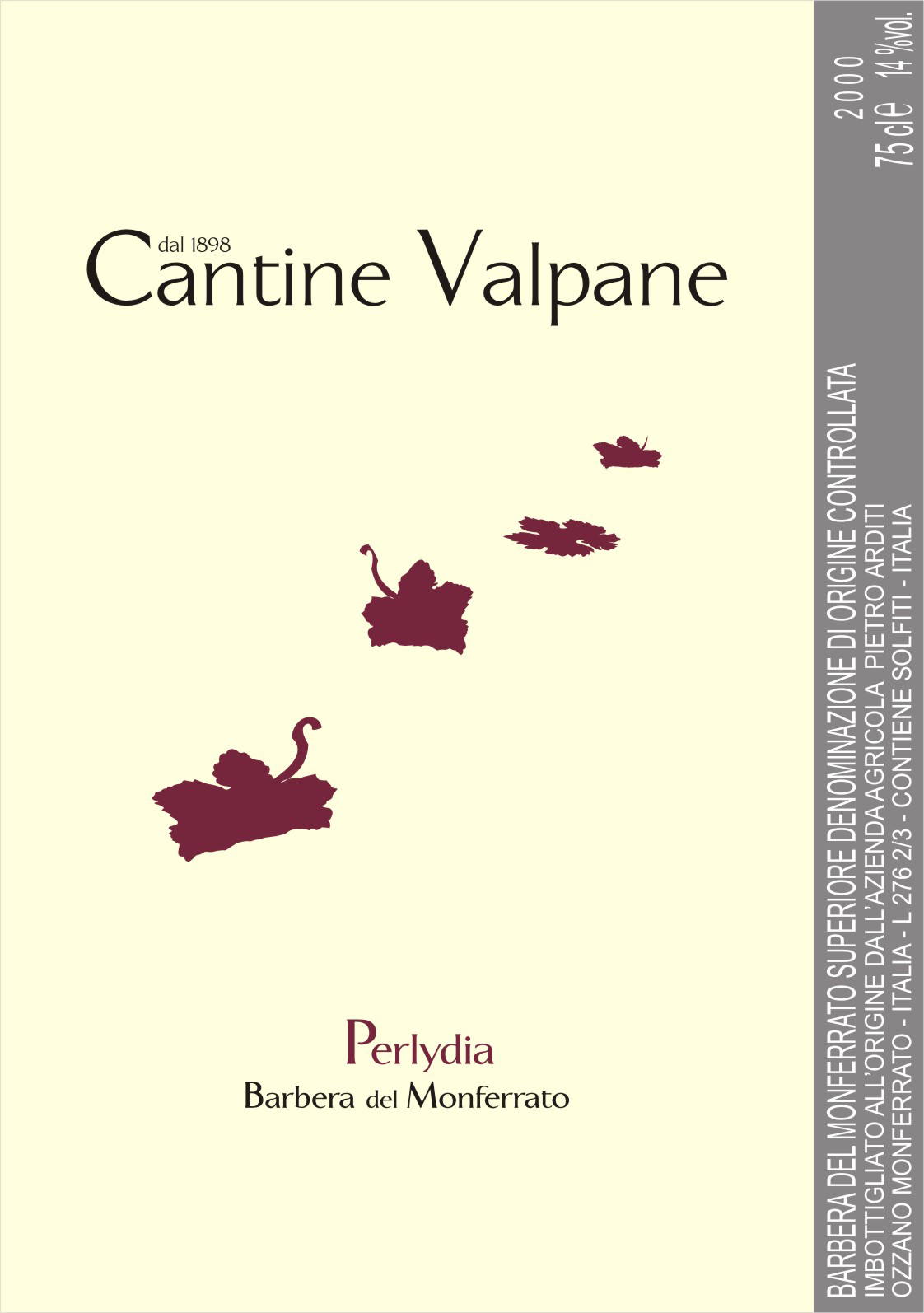 Barbera Perlydia 2005