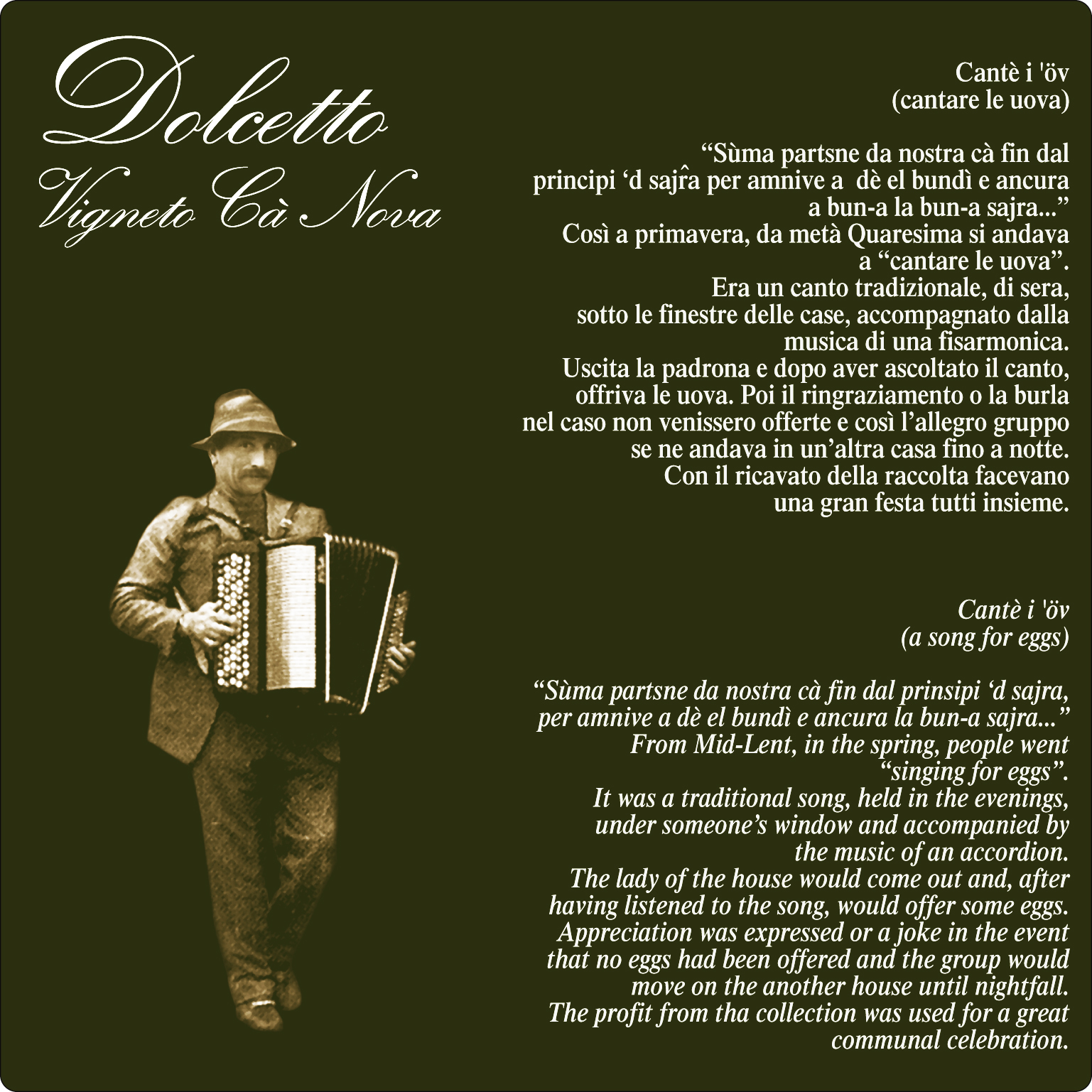 Dolcetto Vigneto Ca' Nova 2012