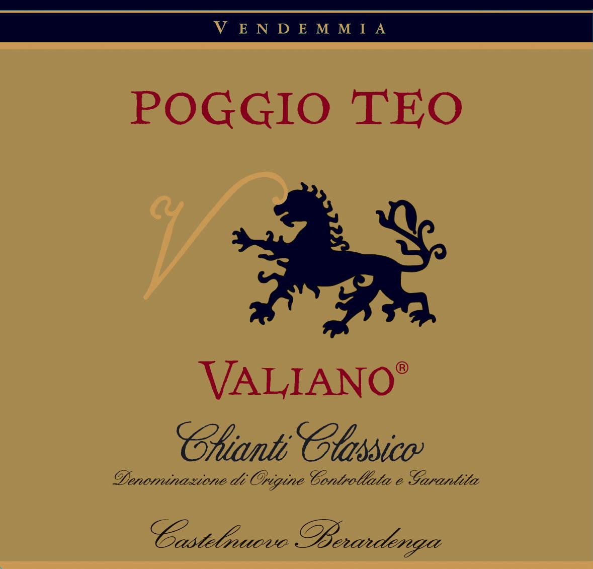 Chianti Classico Docg Poggio Teo Valiano 2011
