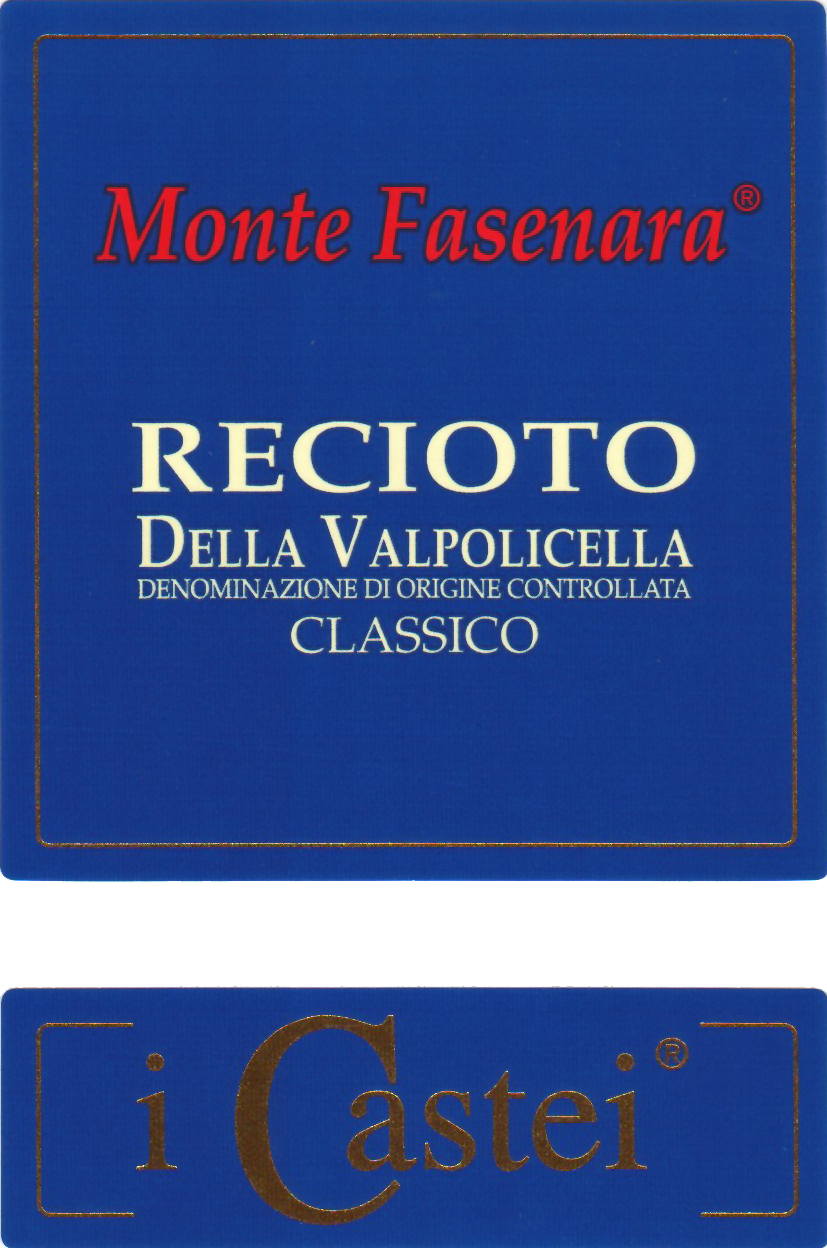 Recioto Classico I Castei Monte Fasenara 2010