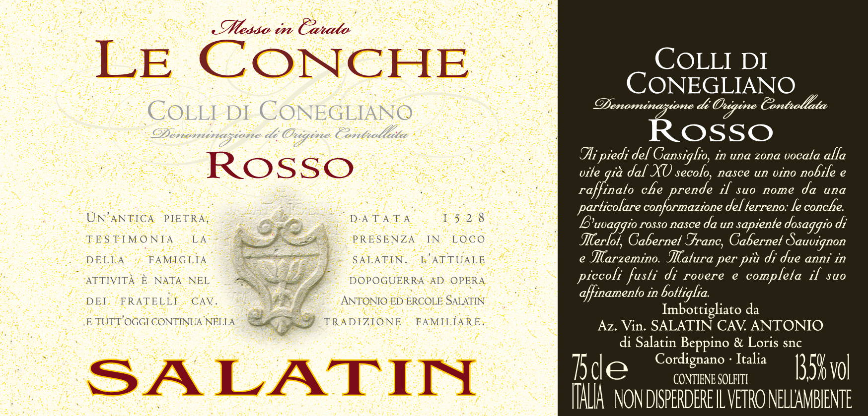 Colli di Conegliano Rosso Le Conche 2007