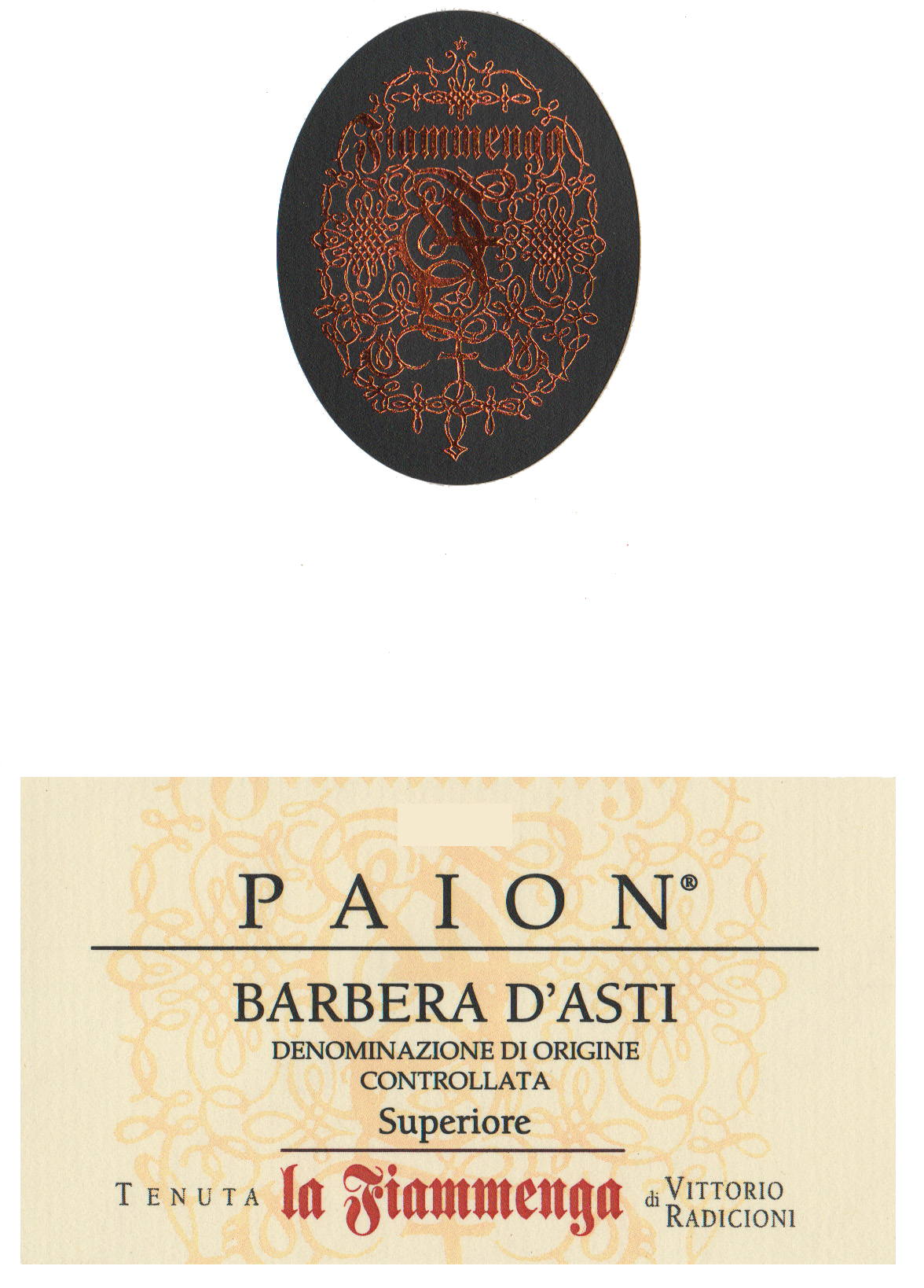 Barbera d'Asti Superiore Paion 2006