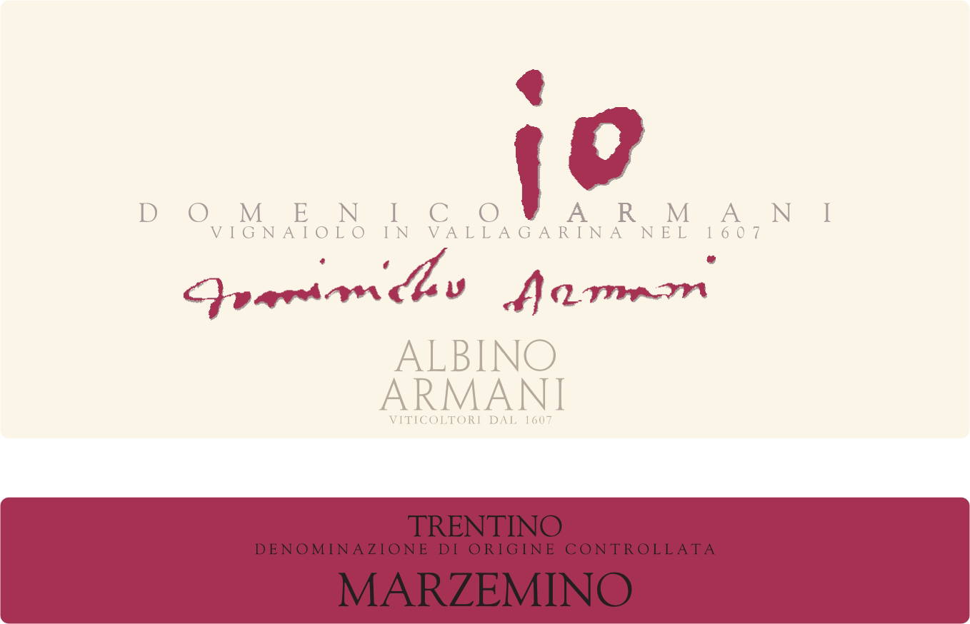 Marzemino Trentino Io Domenico Armani 2009