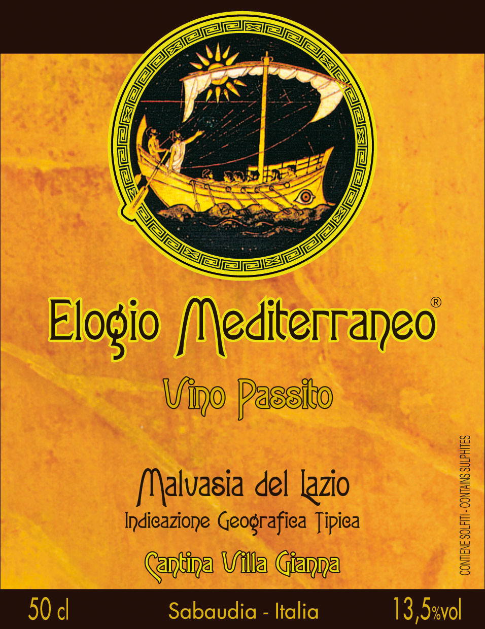 Elogio Mediterraneo Malvasia Passito 2010