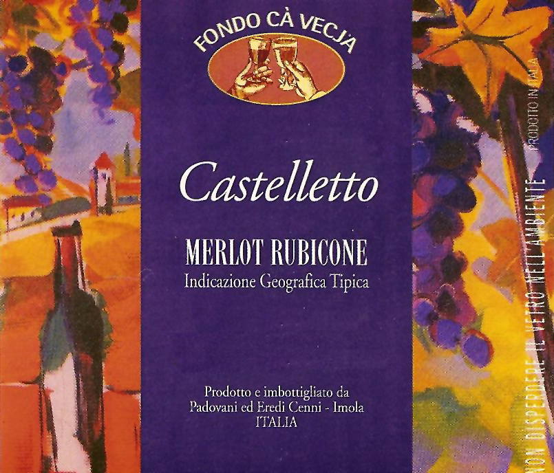 Merlot Rubicone Castelletto 2008