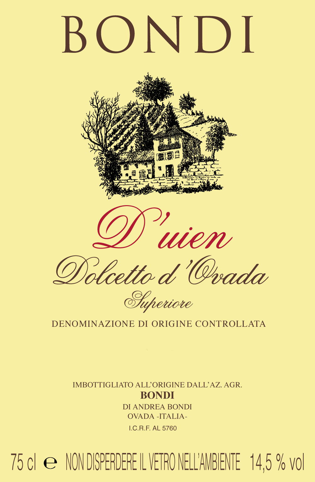 Dolcetto Superiore D'uien 2006