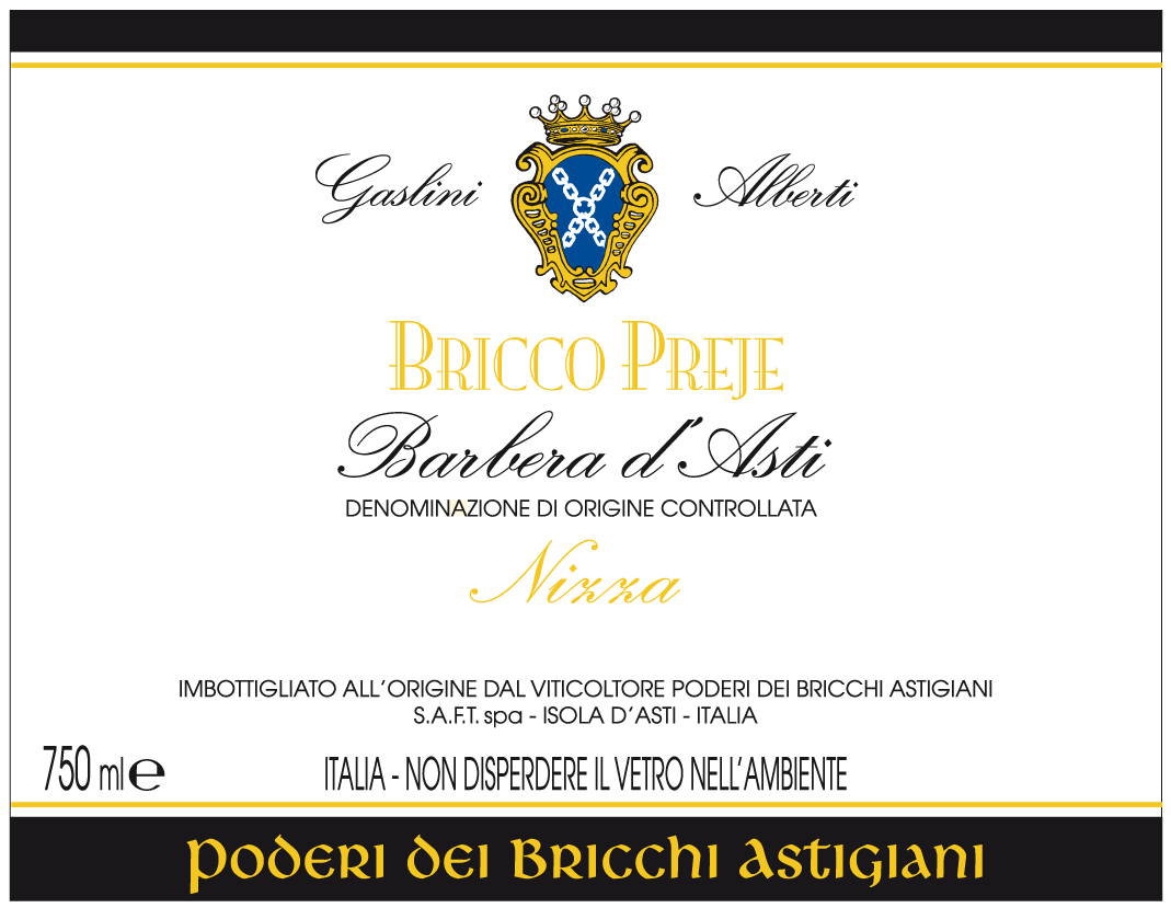 Barbera Superiore Nizza Bricco Preje 2007