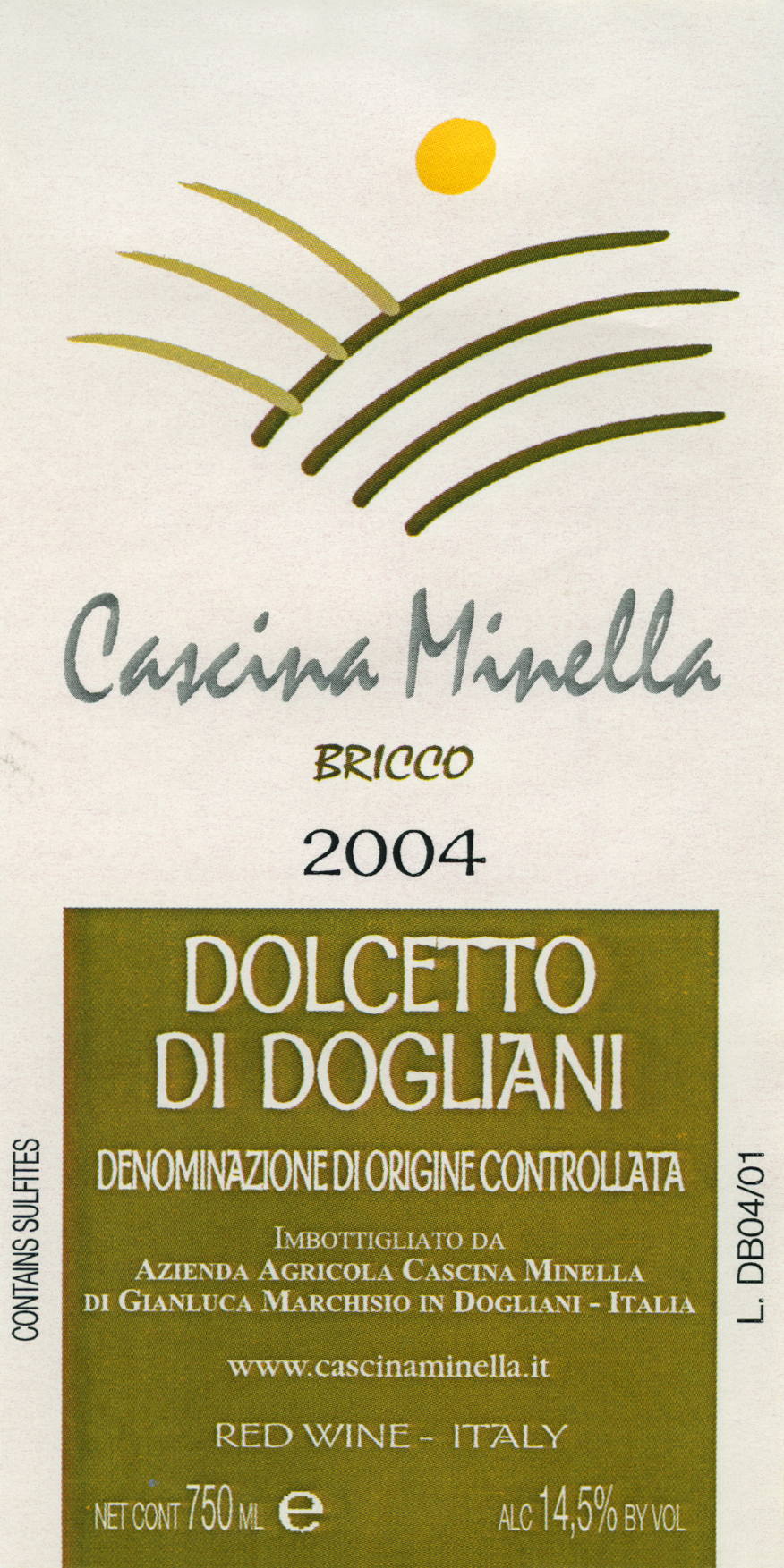 Dolcetto di Dogliani Vigna Bricco 2007