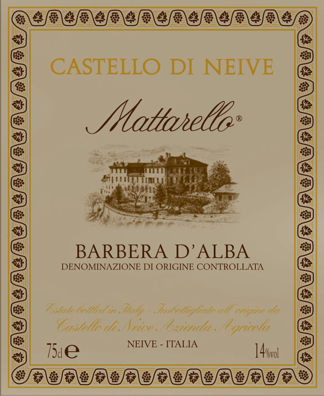 Barbera d'Alba Superiore Mattarello 2007
