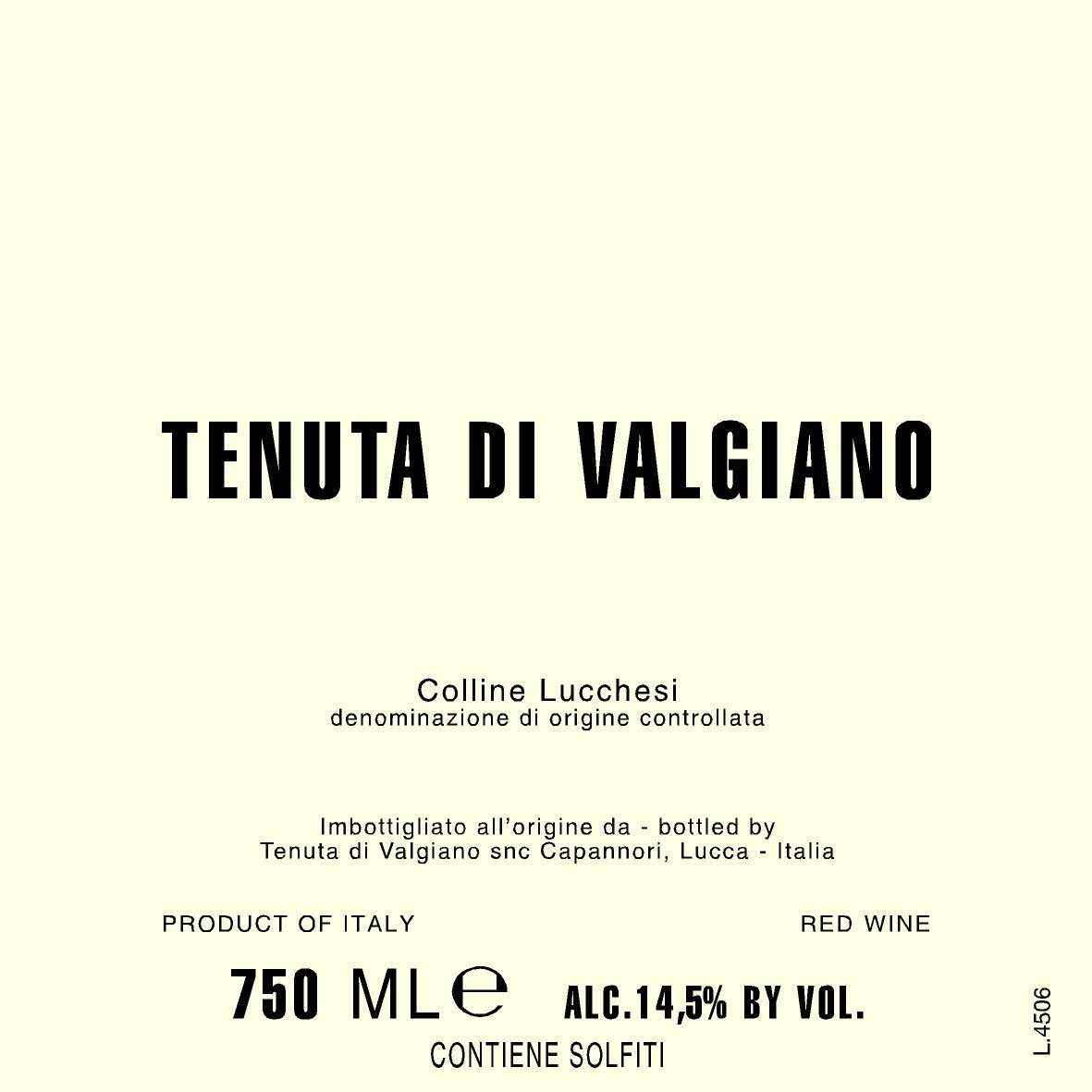 Rosso Colline Lucchesi 2012
