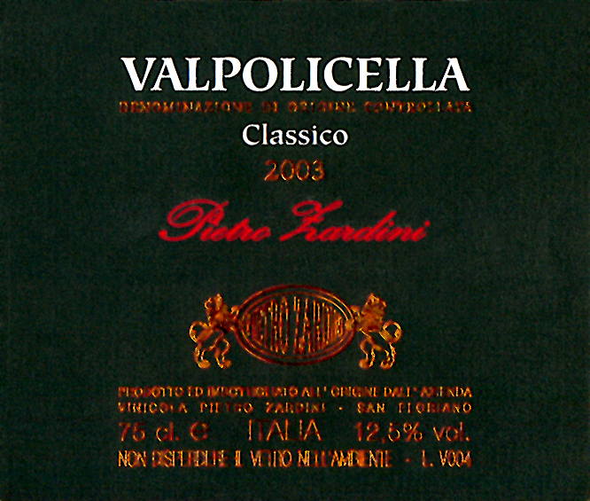 Valpolicella Classico 2018