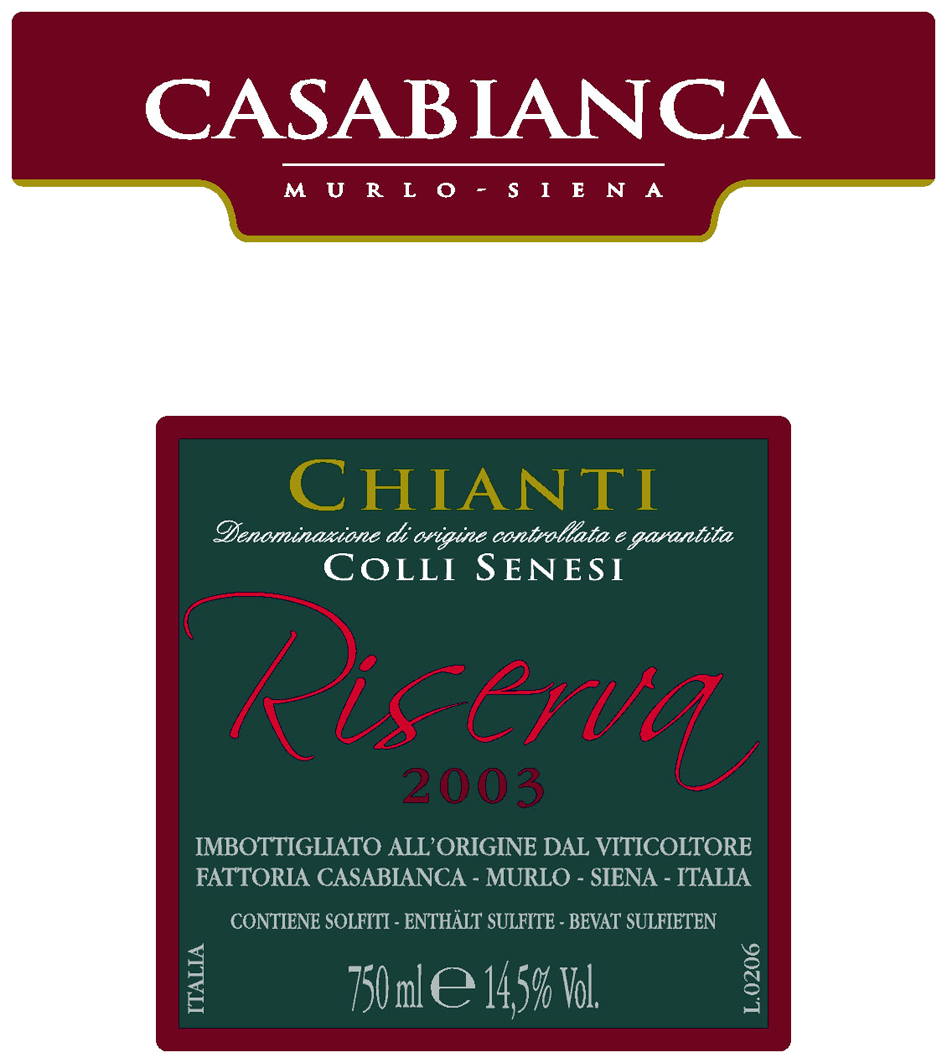 Chianti Colli Senesi Riserva 2006