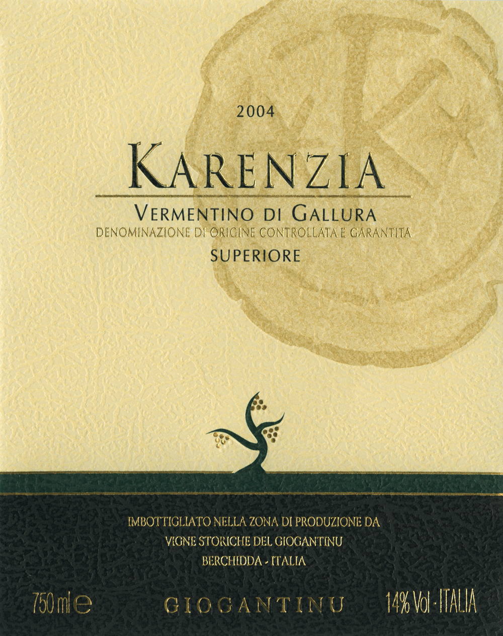 Vermentino di Gallura Karenzia 2010