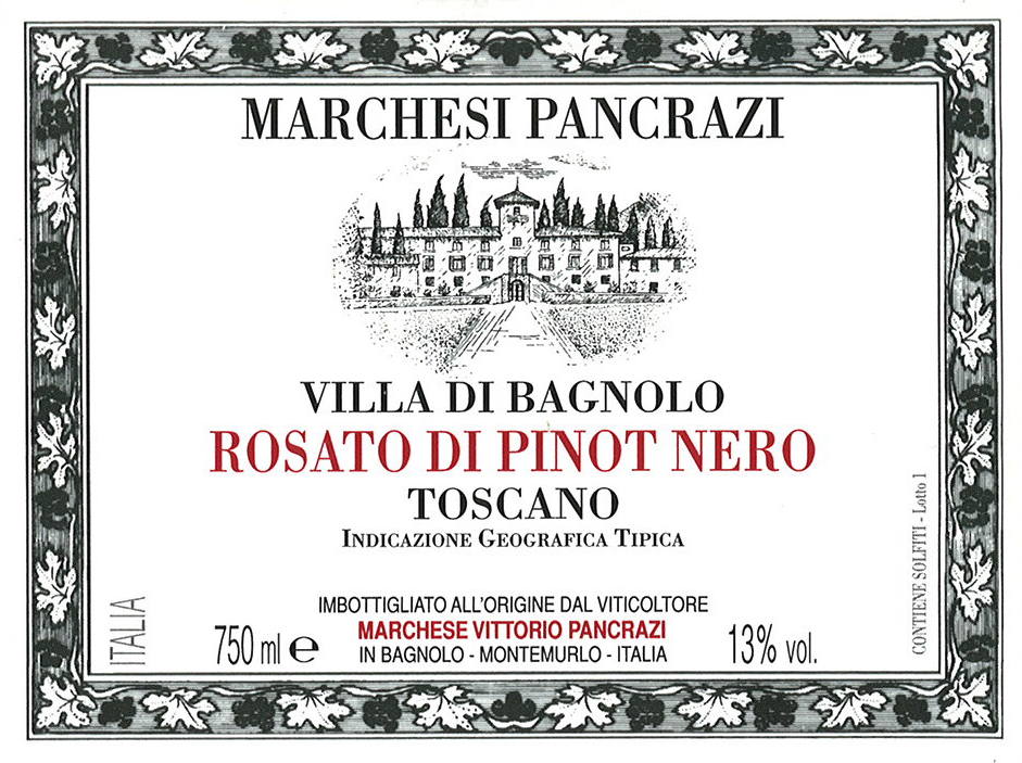 Rosato di Pinot Nero Villa di Bagnolo 2017