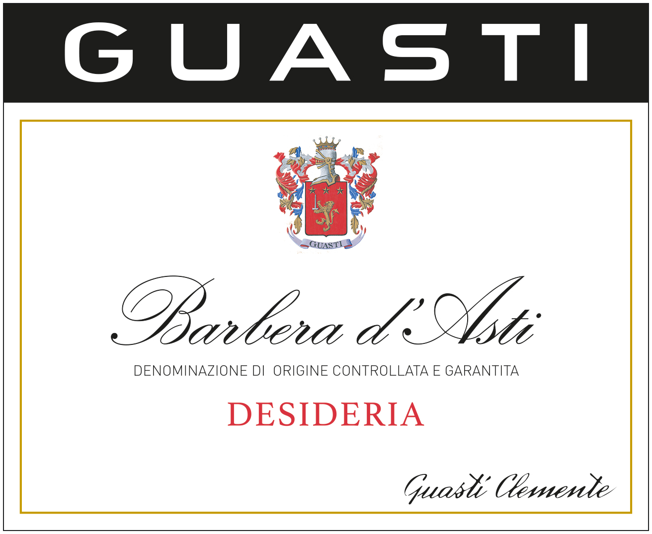 Barbera d'Asti Desideria 2012