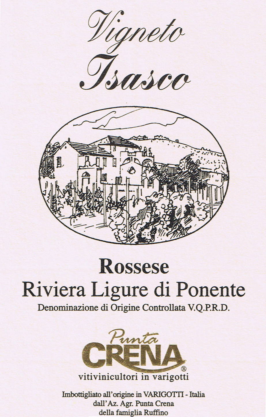 Rossese Vigneto Isasco 2007