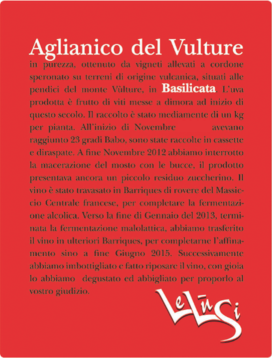 Aglianico del Vulture 2005
