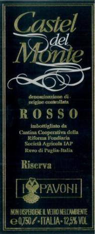 Castel del Monte Rosso Riserva 2004