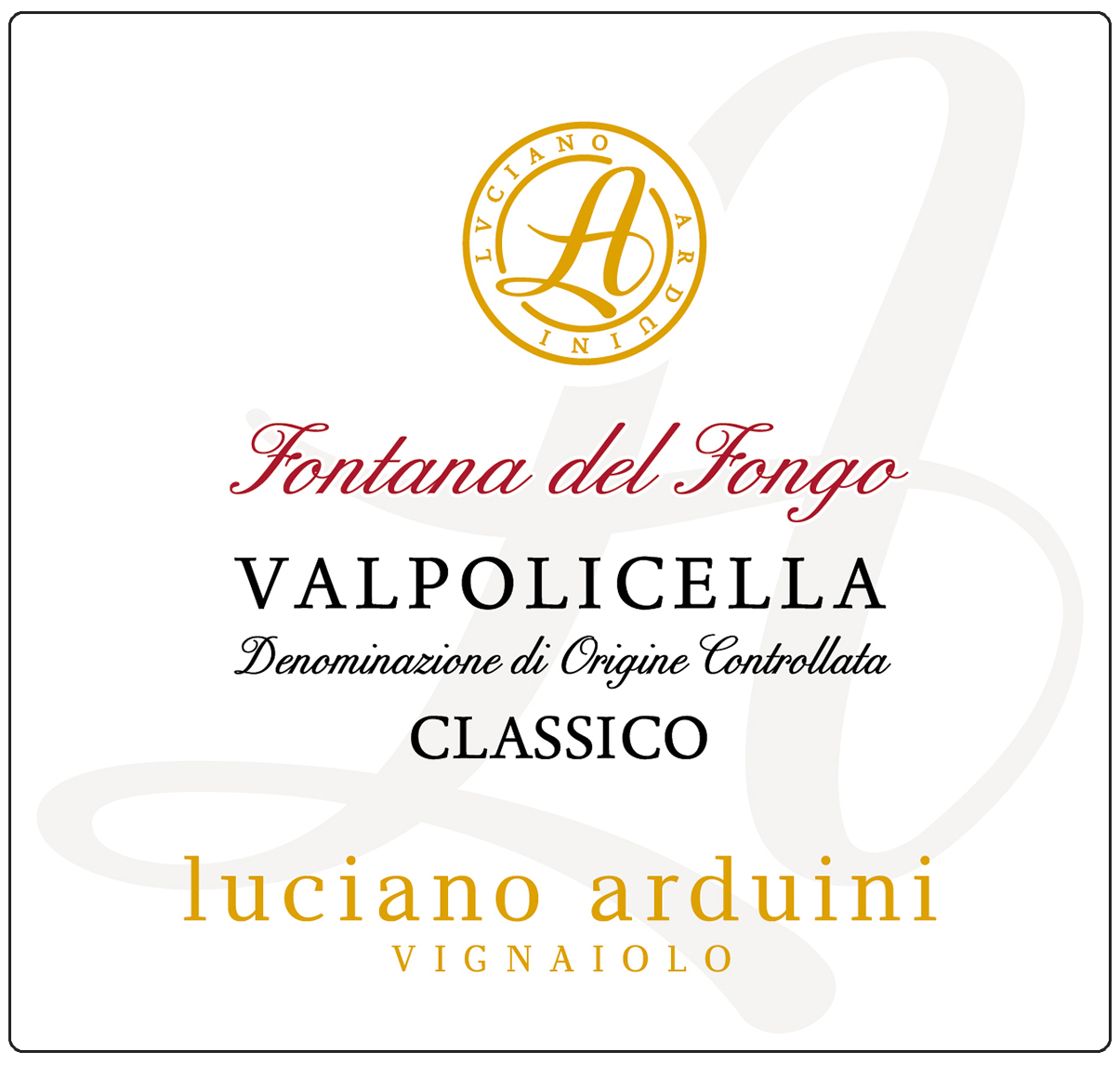 Valpolicella Fontana del Fongo 2018