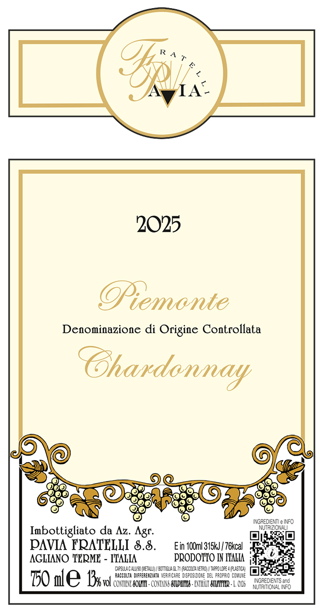 Chardonnay Piemonte 2025