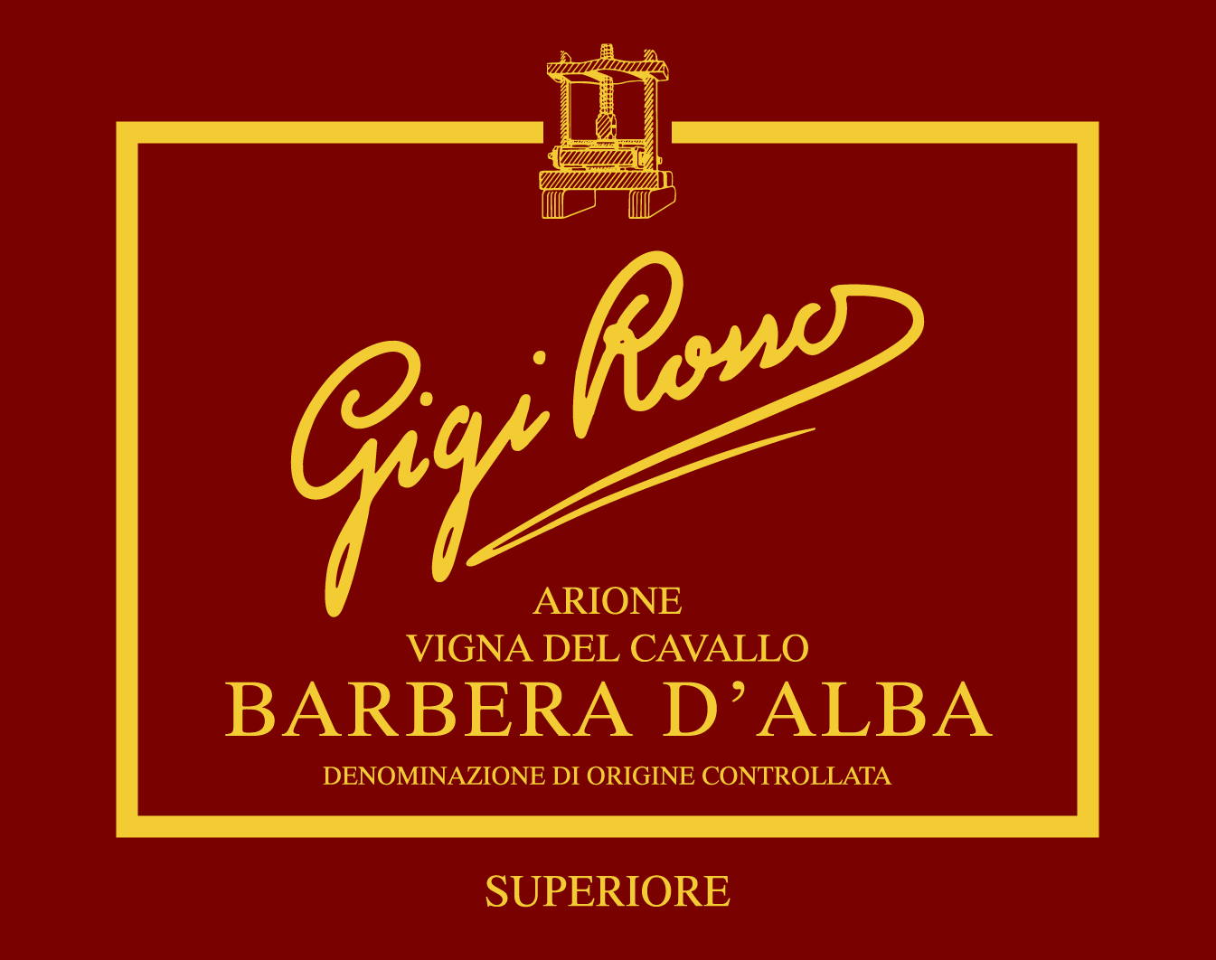 Barbera d'Alba Arione Vigna del Cavallo 2005