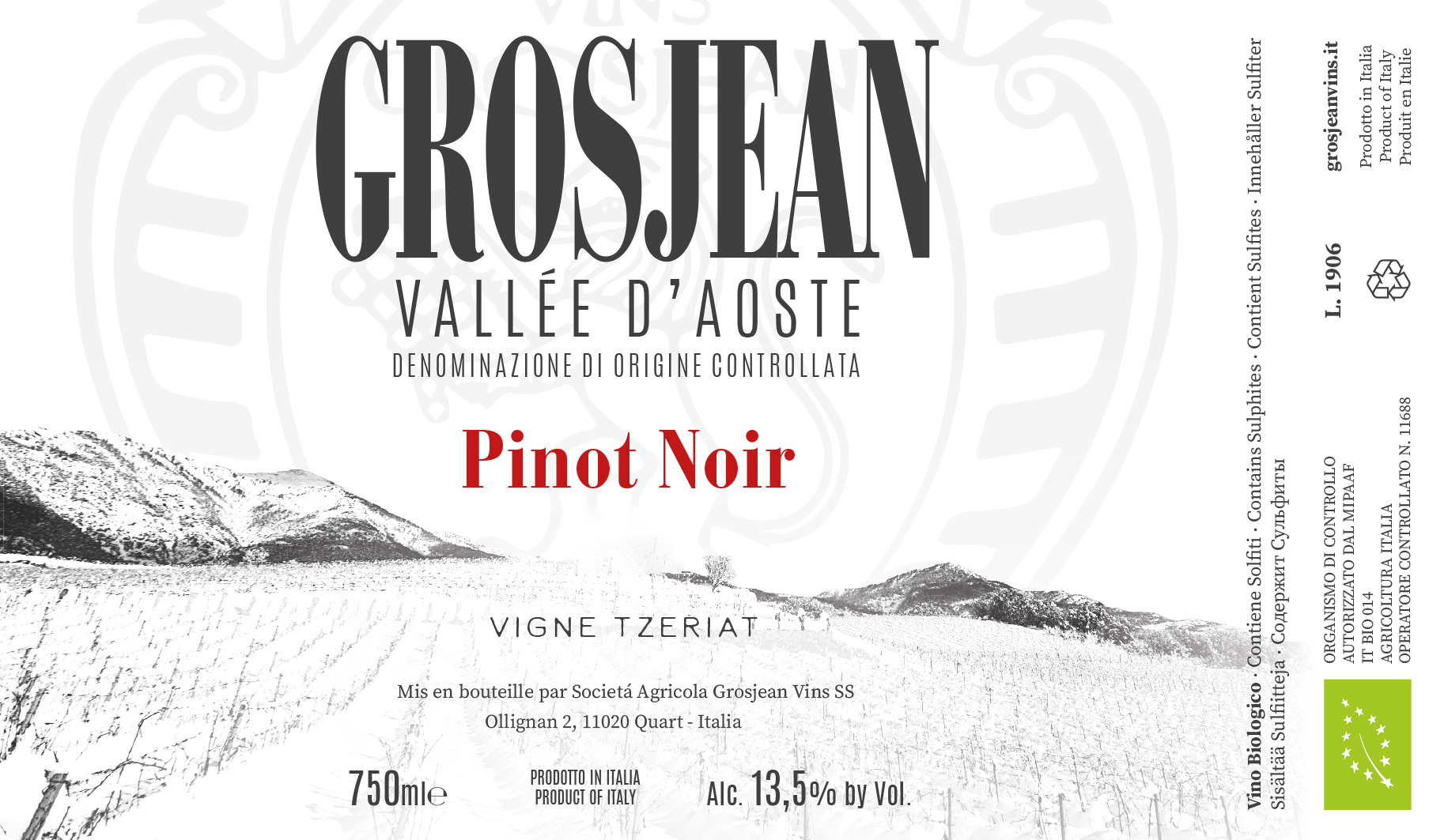 Pinot Noir Vigne Tzeriat 2006
