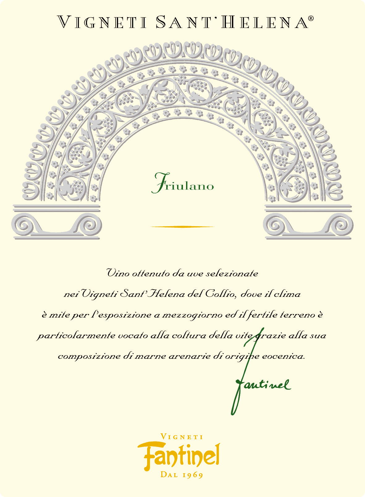 Tenuta Sant'Helena Friulano Collio Doc 2010