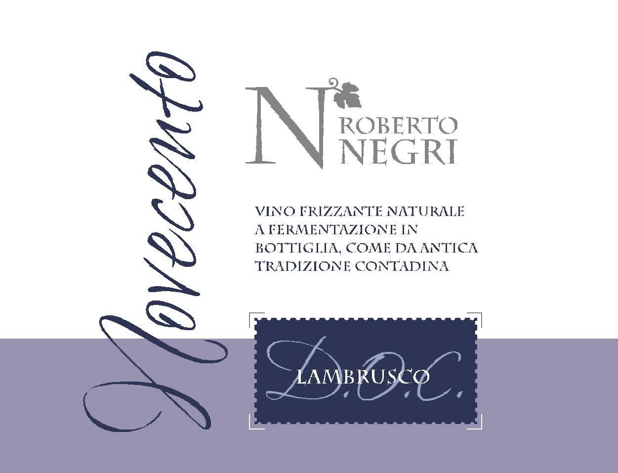 Lambrusco Mantovano Novecento sa