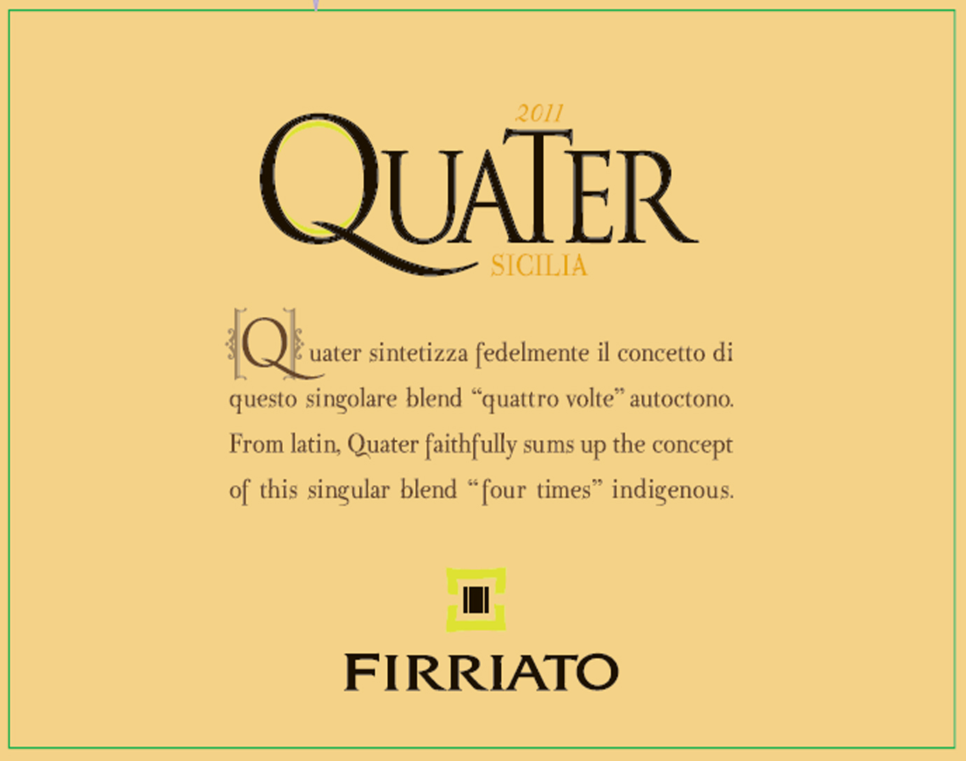 Quater Bianco 2011
