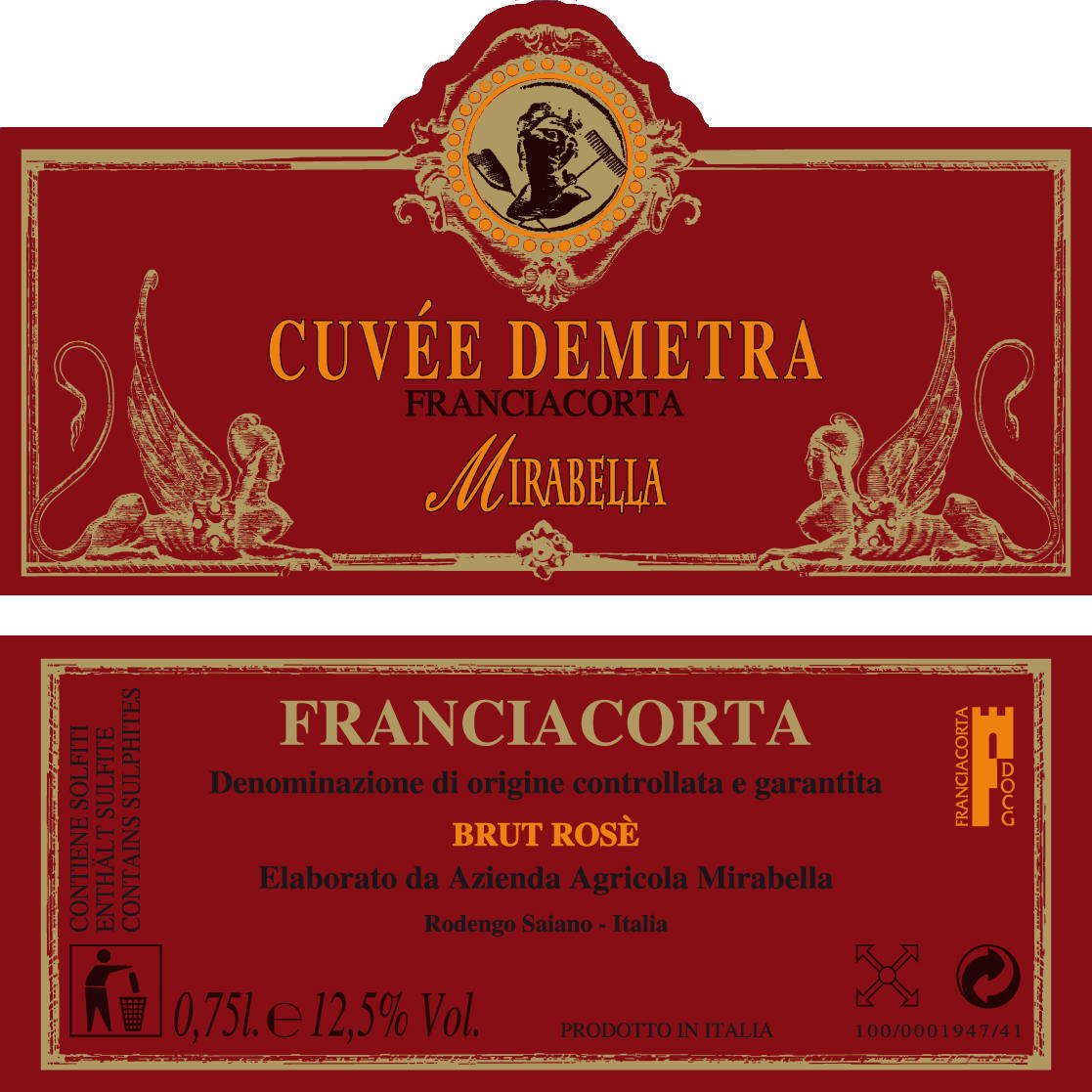 Cuvée Demetra Rosé Franciacorta Docg sa