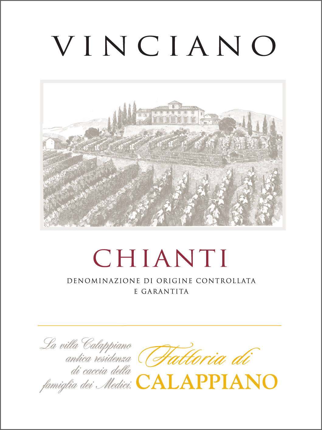 Chianti Vinciano Fattoria di Calappiano 2007