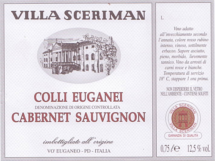 Cabernet Sauvignon Colli Euganei 2007